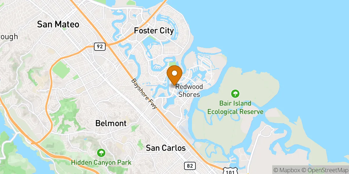  neighborhood map in Redwood City, CA